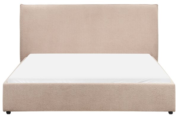 Postel Buklé LAVAUR 160 x 200 cm Taupe