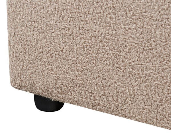 Postel Buklé LAVAUR 160 x 200 cm Taupe
