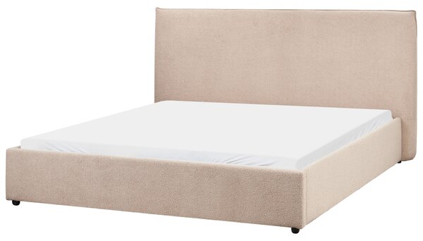 Postel Buklé LAVAUR 160 x 200 cm Taupe