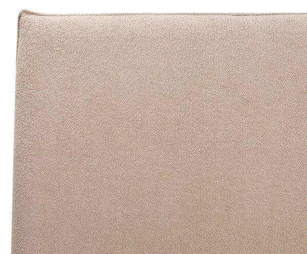 Postel Buklé LAVAUR 160 x 200 cm Taupe