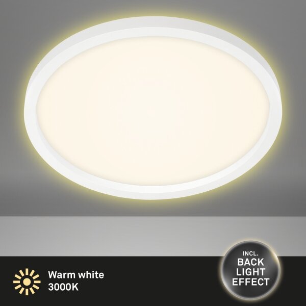 Briloner 7363-016 - LED Stropní svítidlo CADRE LED/22W/230V pr. 42,5 cm bílá