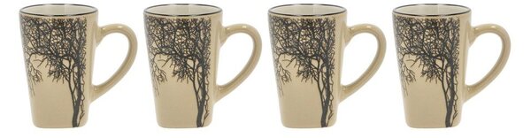 Krémové hrnky na espresso z kameniny v sadě 4 ks 100 ml Hela – Villa Collection