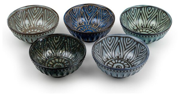 Porcelánové servírovací misky v sadě 5 ks 150 ml Jara – Bredemeijer