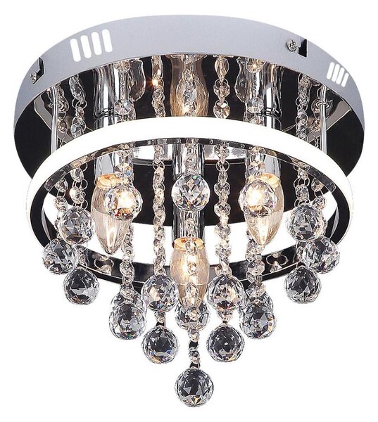 Rabalux 2236 - Křišťálový přisazený lustr PALLAS LED/20W/230V + 3xE14/40W