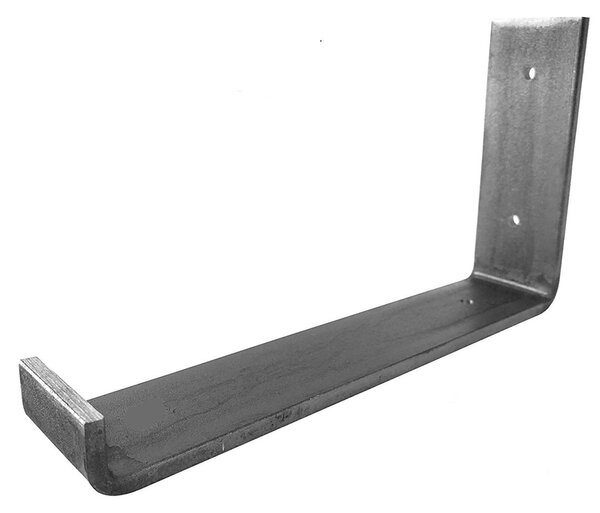 Kalune Design Nástěnná police LAM II 60 cm ořech/černá