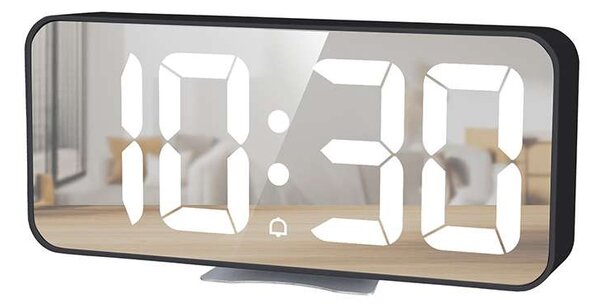 Hodiny s bluetooth synchronizací CA08, černá