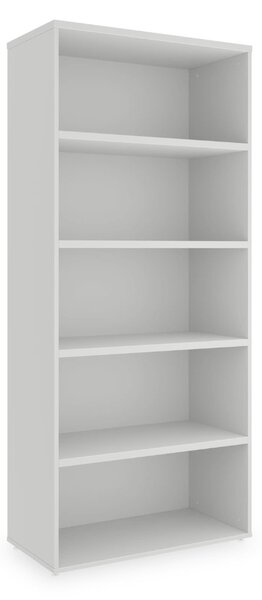 Vysoká skříň SimpleOffice 80 x 40 x 180 cm, bílá