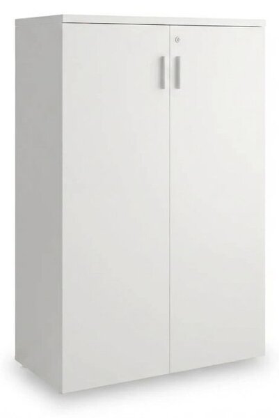 Střední skříň SimpleOffice 80 x 40 x 120 cm, bílá