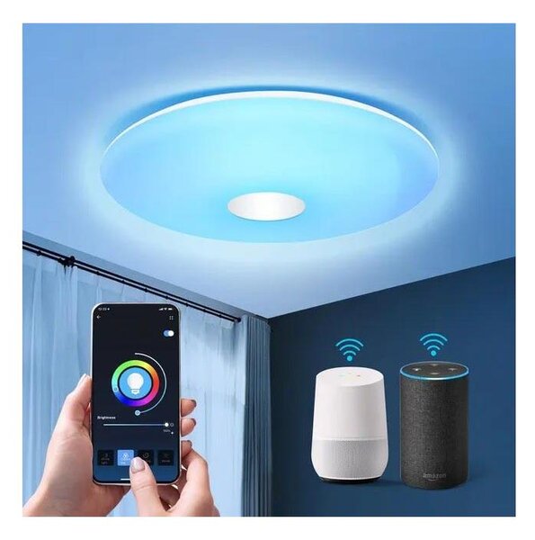 Aigostar - LED RGBW Stmívatelné stropní svítidlo 18W/230V pr. 34 cm Wi-Fi