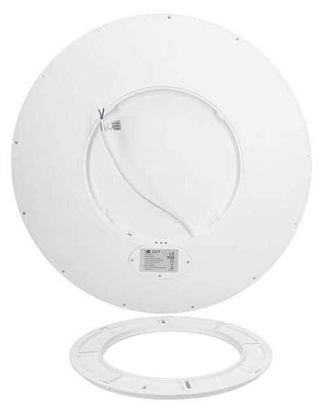 LED stropní světlo s dálkovým ovládáním Estela Low UGR - průměr 50 cm, bílá