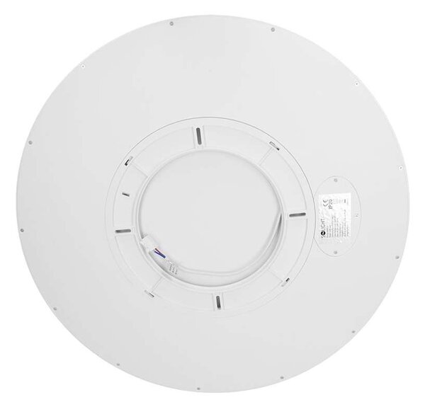 LED stropní světlo s dálkovým ovládáním Estela Low UGR - průměr 50 cm, bílá