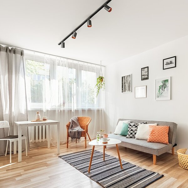 Rendl - Design Válcový reflektor Connor do 1F lišty, GU10 Barva: Černo-zlatá