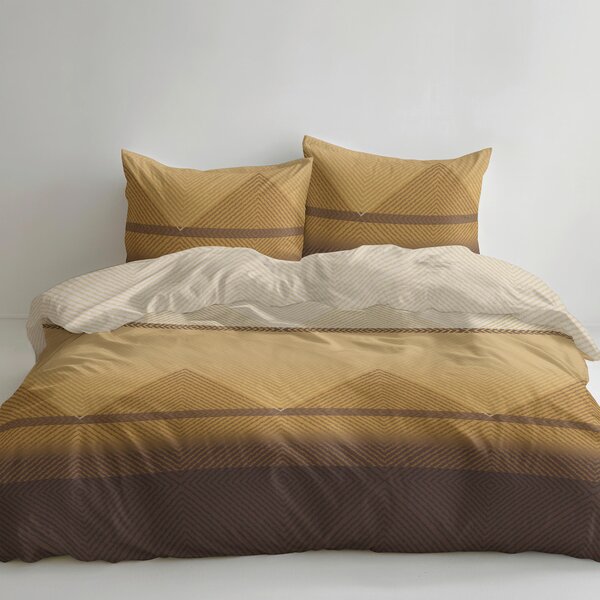POVLEČENÍ, flanel, rezavá, 200/200 cm Florella - Povlečení