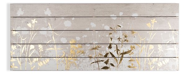 Obraz - tisk na dřevě - Metallic Meadow 104588, Wall Art, Graham Brown