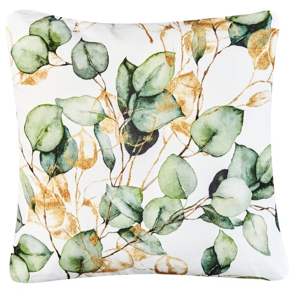Sada 2 venkovních polštářů GLADE Rostlinný vzor 45 x 45 cm Pestrá