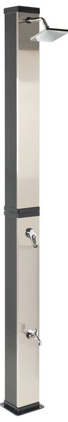 Volně stojící zahradní solární sprcha BUENOS Černá