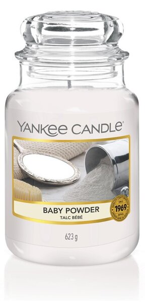 VONNÁ SVÍČKA YANKEE CANDLE BABY POWDER CLASSIC VELKÝ
