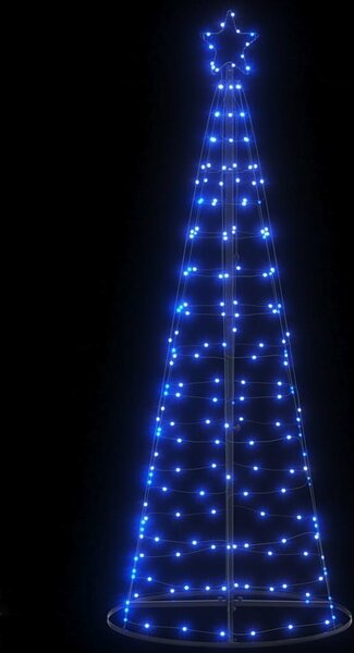 VidaXL LED vánoční stromek 200 ch LED diod 180 cm [4016448] Barva: Modrá