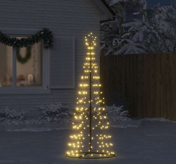 VidaXL LED vánoční stromek 200 ch LED diod 180 cm [4016448] Barva: Modrá