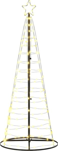 VidaXL LED vánoční stromek 200 ch LED diod 180 cm [4016448] Barva: Modrá