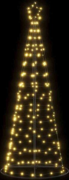 VidaXL LED vánoční stromek 200 ch LED diod 180 cm [4016448] Barva: Modrá