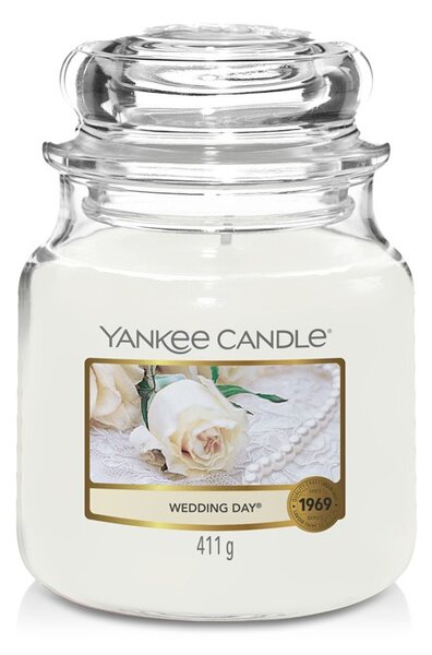 VONNÁ SVÍČKA YANKEE CANDLE WEDDING DAY CLASSIC STŘEDNÍ