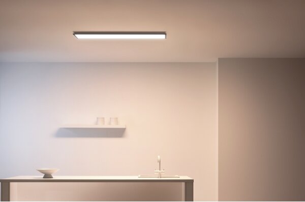WiZ - LED Stmívatelný panel SUPERSLIM LED/36W/230V 2700-6500K Wi-Fi černá