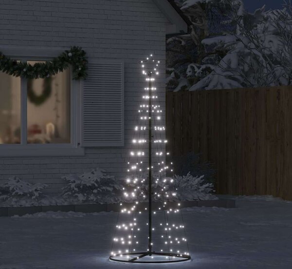 VidaXL LED vánoční stromek 200 ch LED diod 180 cm [4016448] Barva: Modrá