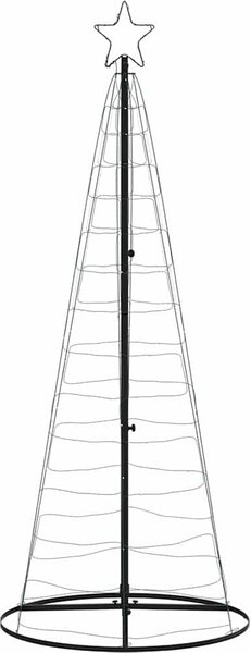 VidaXL LED vánoční stromek 200 ch LED diod 180 cm [4016448] Barva: Modrá