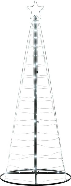 VidaXL LED vánoční stromek 200 ch LED diod 180 cm [4016448] Barva: Modrá