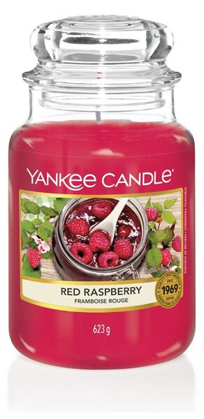 VONNÁ SVÍČKA YANKEE CANDLE RED RASPBERRY CLASSIC VELKÝ