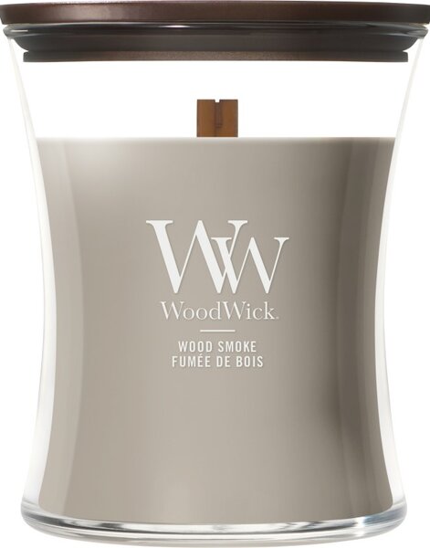 WoodWick Wood Smoke svíčka střední