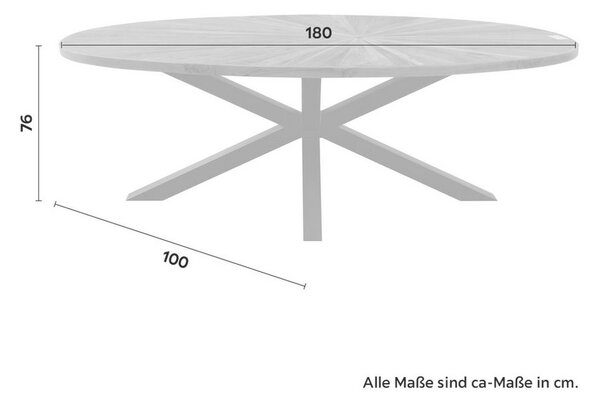 Jídelní stůl ORBIT akácie masiv 180x100