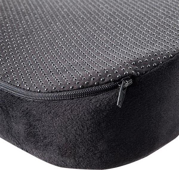 Ergonomický podsedák pod hýždě - paměťová pěna, černá