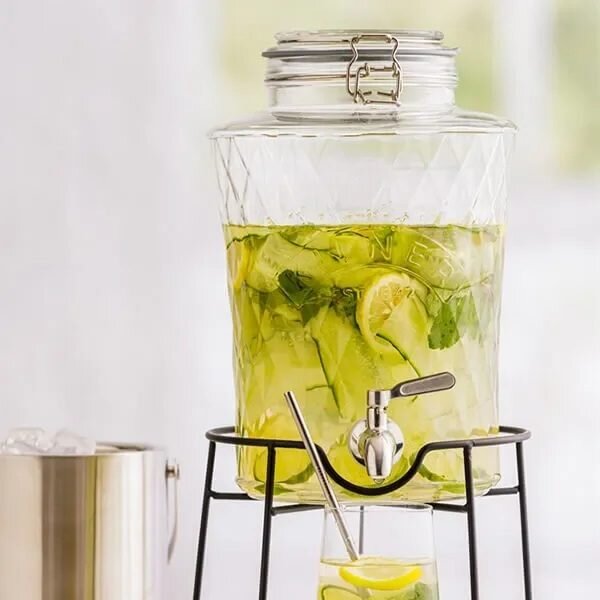 Kilner Soudek s kovovým kohoutkem Diamond 5 l