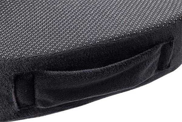 Ergonomický podsedák pod hýždě - paměťová pěna, černá