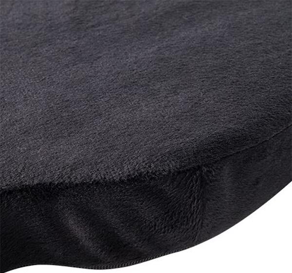 Ergonomický podsedák pod hýždě - paměťová pěna, černá