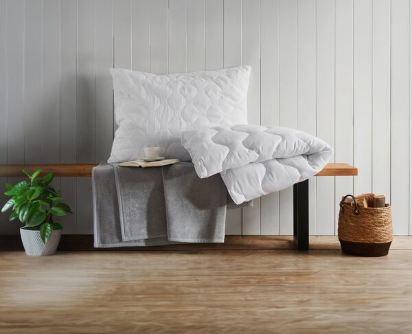 SOUPRAVA PŘIKRÝVKY A POLŠTÁŘE, polyester, 140x200/70x90 cm Boxxx - Ložní soupravy