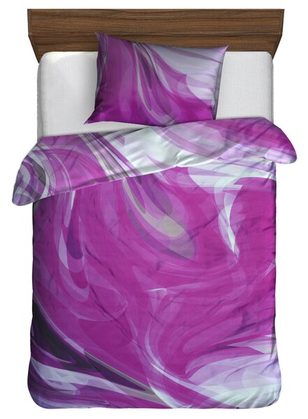 Povlecení TOP EXCLUSIVE ILMA fialové 140x200 cm abstrakce