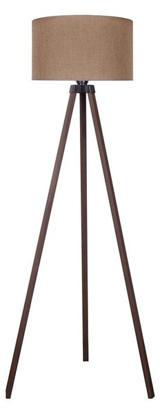 Duolla - Stojací lampa 1xE27/60W/230V pr. 44 cm hnědá