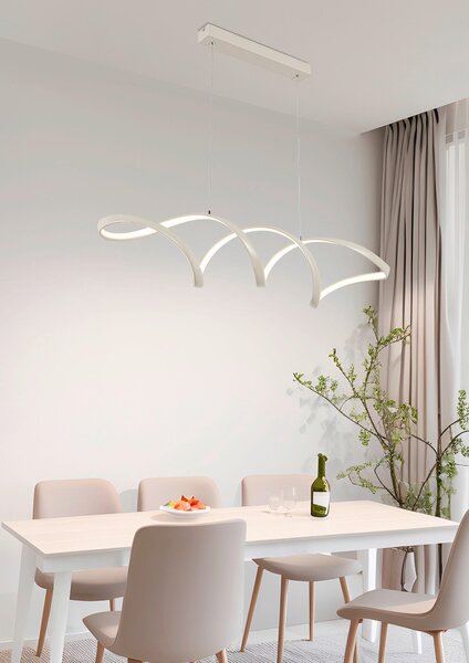 ZÁVĚSNÉ LED SVÍTIDLO, 100/22/120 cm Novel - Závěsná LED svítidla