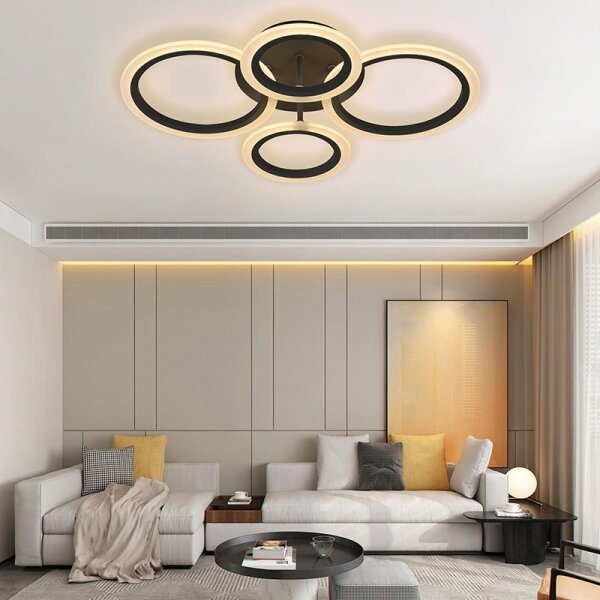 Brilagi - LED Stmívatelný přisazený lustr ORBITS LED/50W/230V 3000-6500K + DO