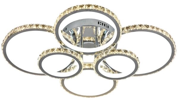 LED Stmívatelný přisazený lustr LED/205W/230V 3000-6500K + DO