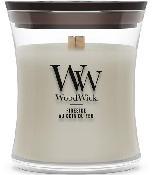 Woodwick Fireside svíčka malá