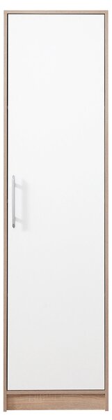 SMART sb | šatní skříň SR5 + nástavec SRN5 | 50 cm | UNI dvířka | sonoma/bílá