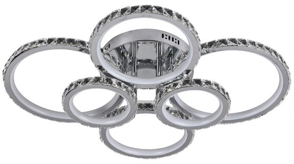 LED Stmívatelný přisazený lustr LED/205W/230V 3000-6500K + DO