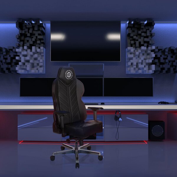 HERNÍ ŽIDLE, vzhled kůže, černá MID.YOU - Online Only kancelářské židle, Online Only