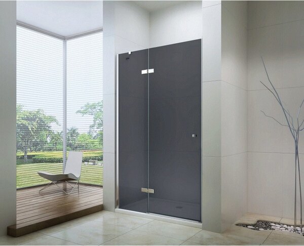 MEXEN ROMA sprchové dveře 80x190 cm 6mm, chrom-kouřové 854-080-000-01-40 - MEXEN