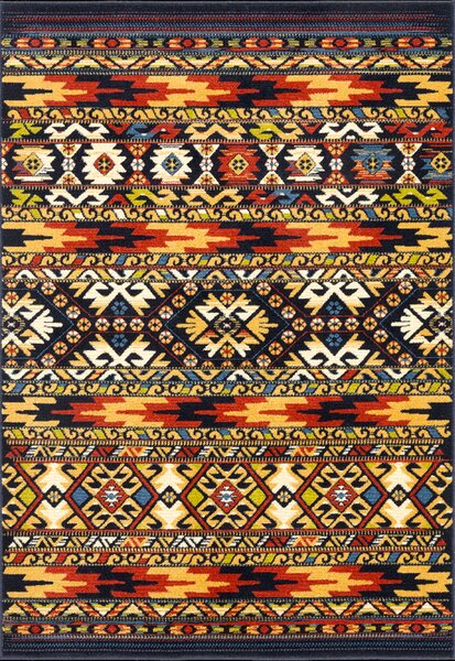 Agnella kusový koberec Standard Kamal Granátový Rozměr: 133x195 cm