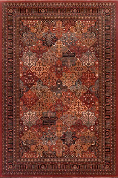 Kusový koberec vlněný Osta Kashqai 4309 300 bordó Rozměr: 80x160 cm